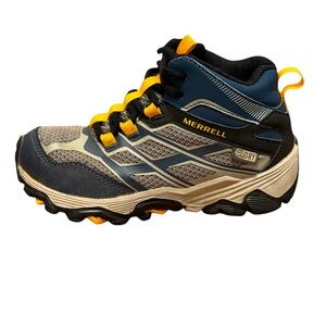 Merrell Kids Outdoor Boots - Navy, Black, Yellow